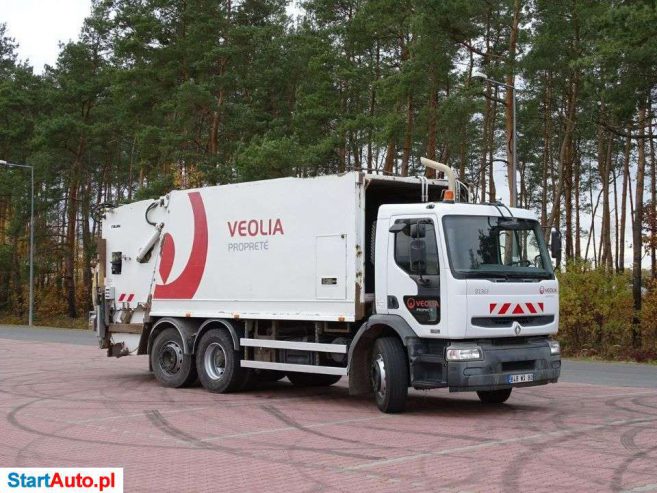 Renault PREMIUM 320 DCI ŚMIECIARKA Zabudowa Faun Wrzut TERBERG Sprowadzony