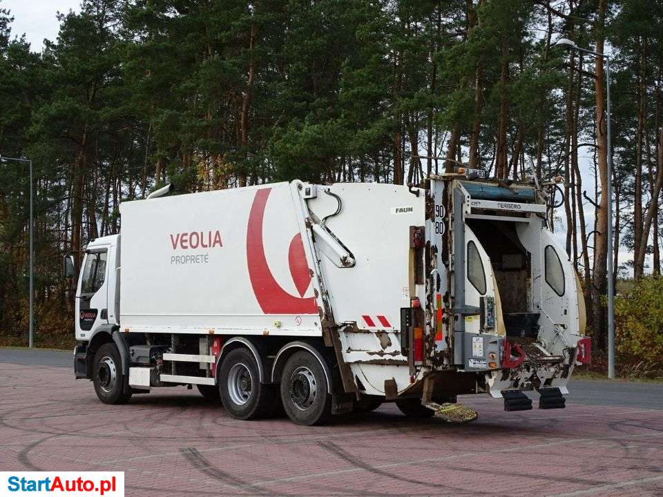 Renault PREMIUM 320 DCI ŚMIECIARKA Zabudowa Faun Wrzut TERBERG Sprowadzony