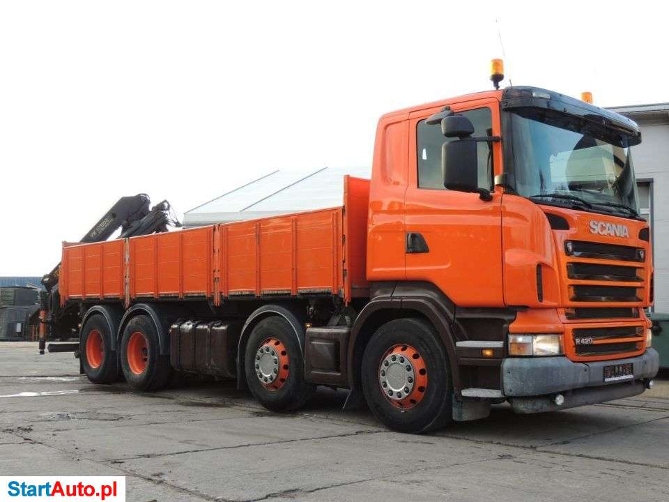 Scania Scania R420 Wywrotka / Żuraw PALFINGER PK12502 , 2006rok , 420KM