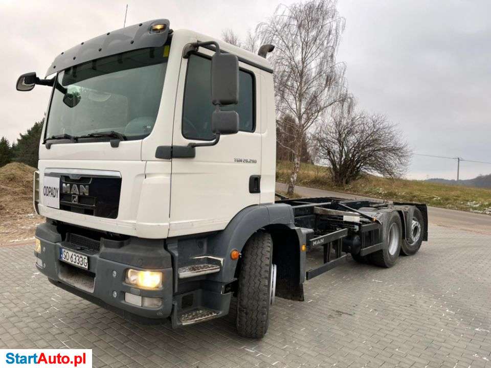 MAN 26.290 Os Skrętna, Asenizacyjny, Podramowka, 172000 Km 100% Oryginał