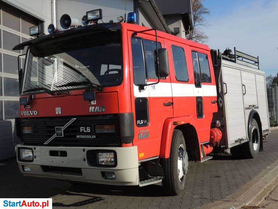 Volvo FL614 Wóz Strażacki – Pożarniczy , 1989rok , 200KM