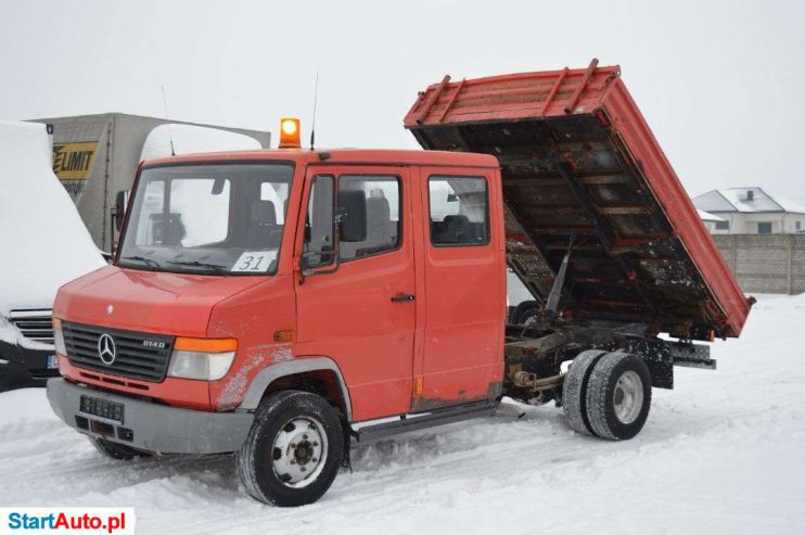 Mercedes-Benz VARIO 814 DUBEL KABINA DOKA MEILLER KIPPER KIPER WYWROTKA 3 STRONNA