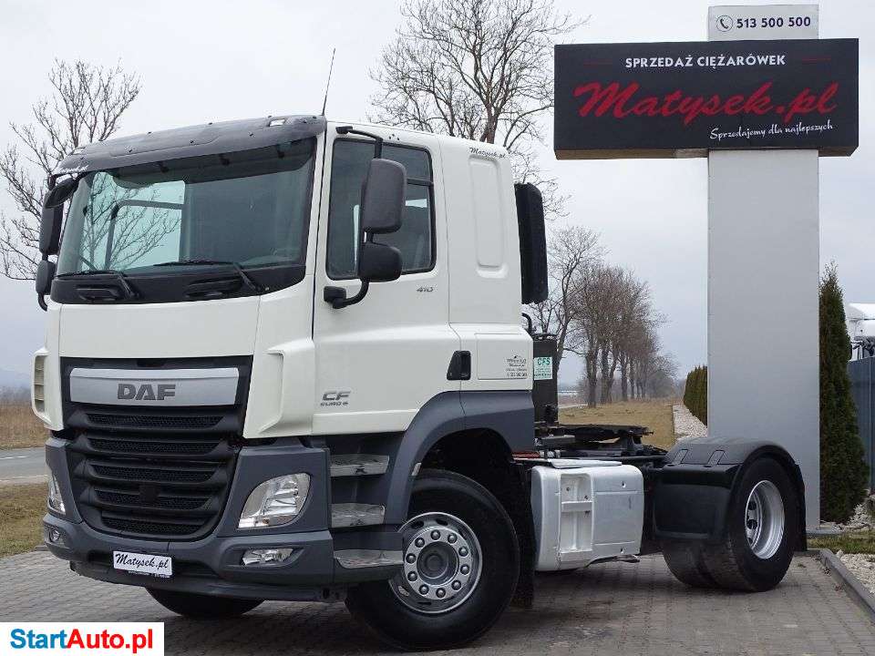 DAF CF 410 / HYDRAULIKA / NISKA KABINA / WYSOKO ZAWIESZONY / AUTOMAT / EURO 6 /