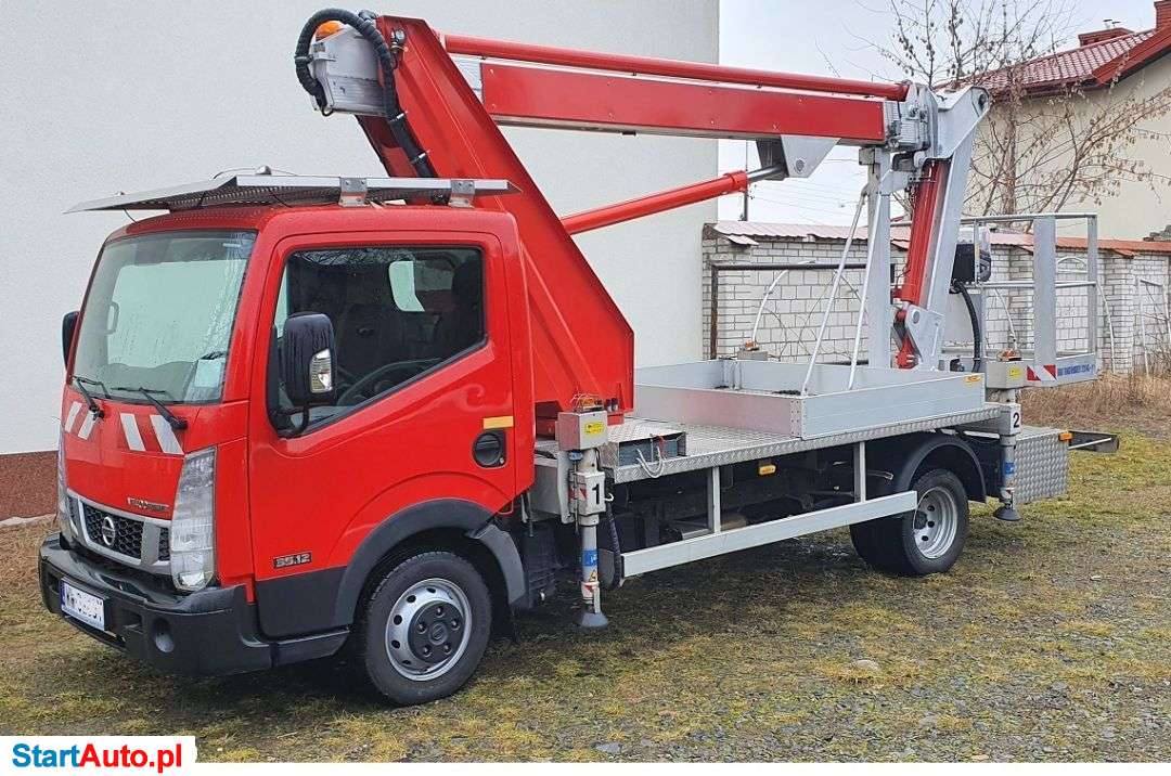 Nissan Podnośnik Koszowy 20m ZWYŻKA MULTITEL MJ 201 Jak WUMAG RUTMANN TBR GSR PALFINGER P 210 Cabstar 35.12 NT 400