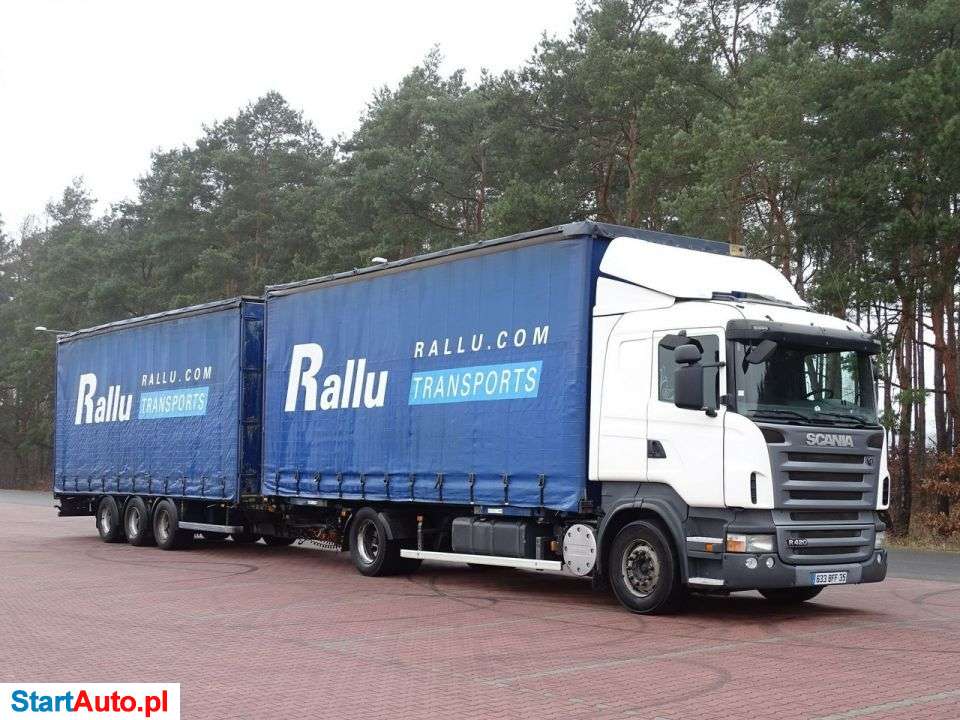 Scania R 420 Zestaw Przejazdowy 38 Euro Palet Sprowadzony