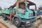 MAN TGM 18.280 4×2 Wywrotka HDS Atlas 85.2 Meiller Kipper Terex Uszkodzony