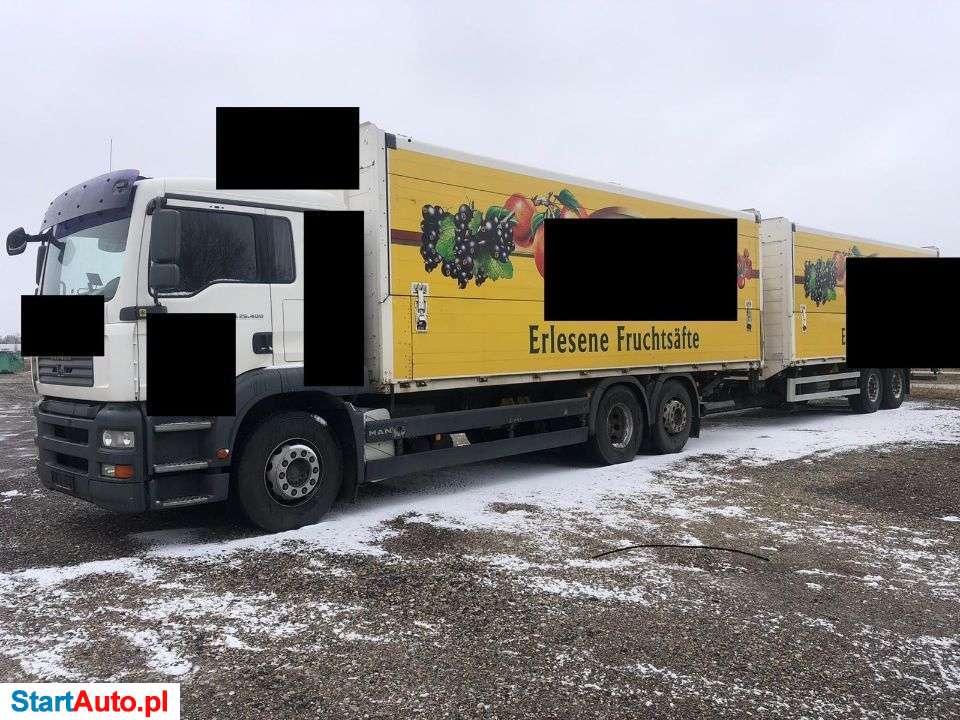 MAN TGA 26.400 TANDEM MANUAL
