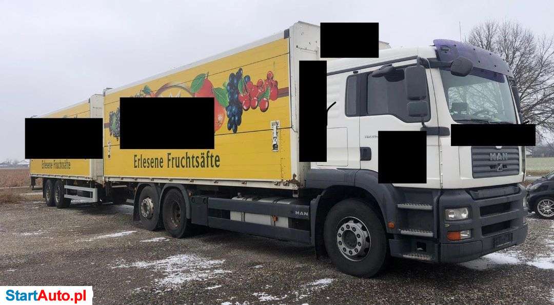 MAN TGA 26.400 TANDEM MANUAL