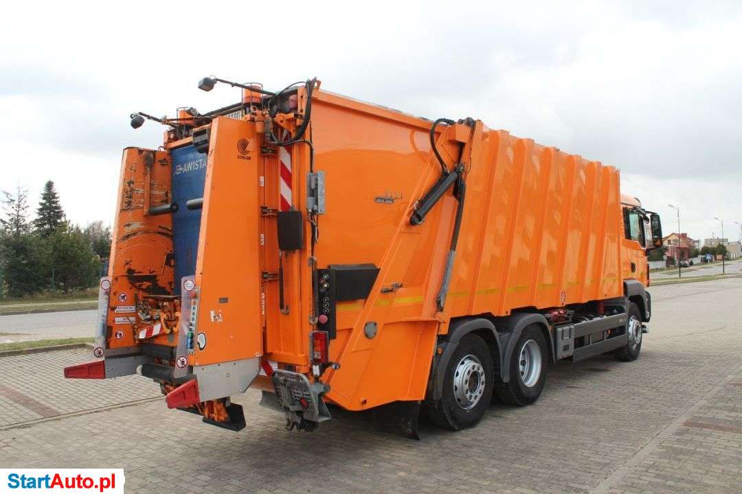 MAN TGS 26.320 ŚMIECIARKA FAUN ZOELLER Z NIEMIEC