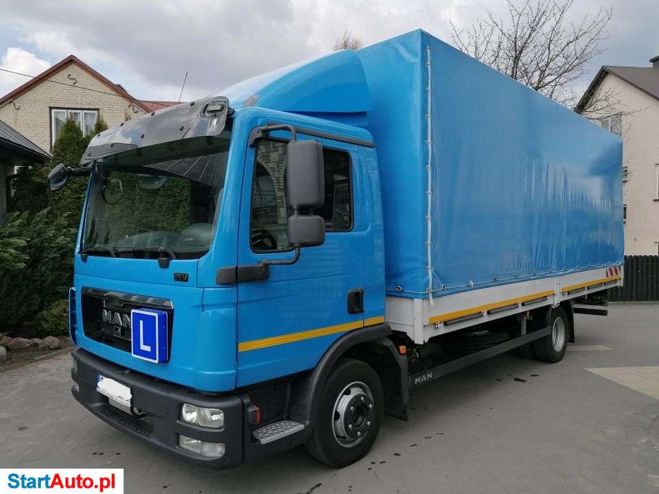 MAN TGL 12.220/250 DO NAUKI JAZDY/ DMC 12000KG/ NISKI PRZEBIEG/PLANDEKA/HAK/STAN IGŁA