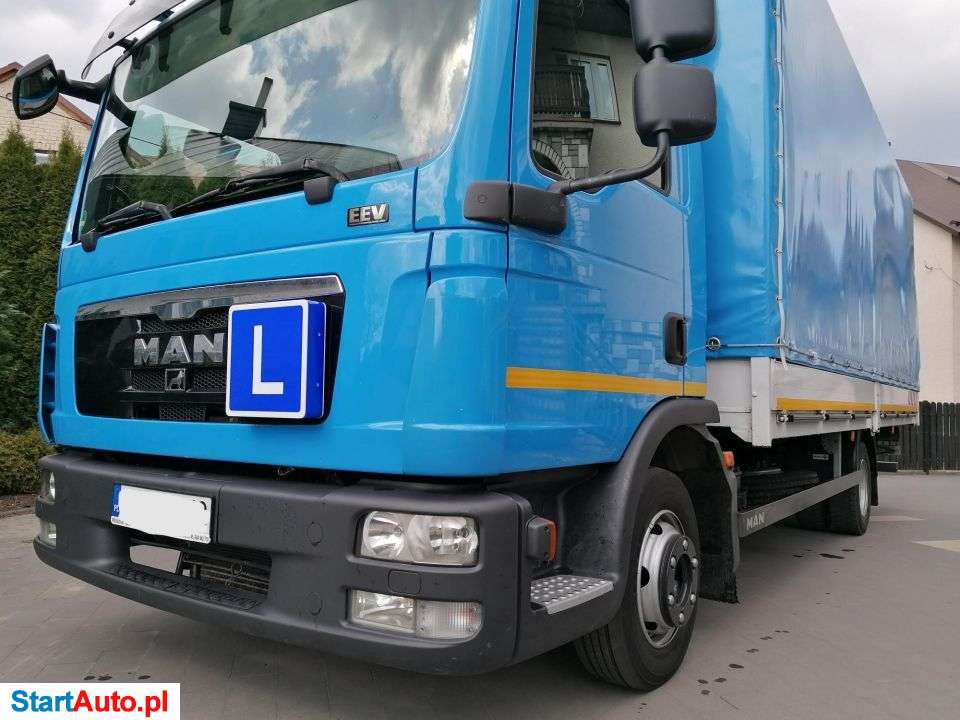 MAN TGL 12.220/250 DO NAUKI JAZDY/ DMC 12000KG/ NISKI PRZEBIEG/PLANDEKA/HAK/STAN IGŁA