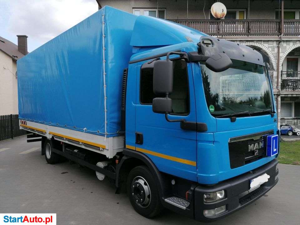 MAN TGL 12.220/250 DO NAUKI JAZDY/ DMC 12000KG/ NISKI PRZEBIEG/PLANDEKA/HAK/STAN IGŁA