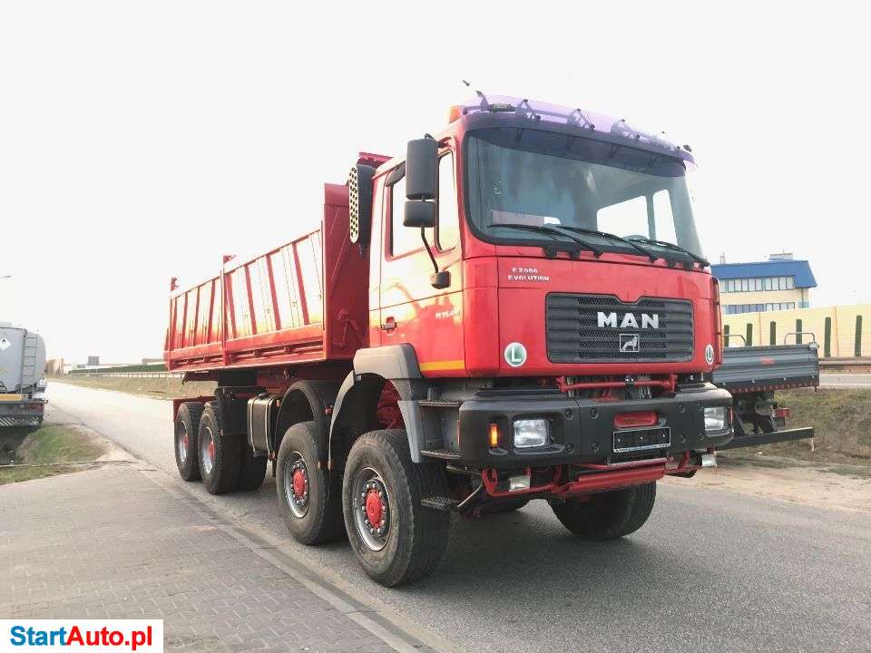MAN FE 410 F2000 8X6 BLOKADY WYWROTKA MEILLER 3S