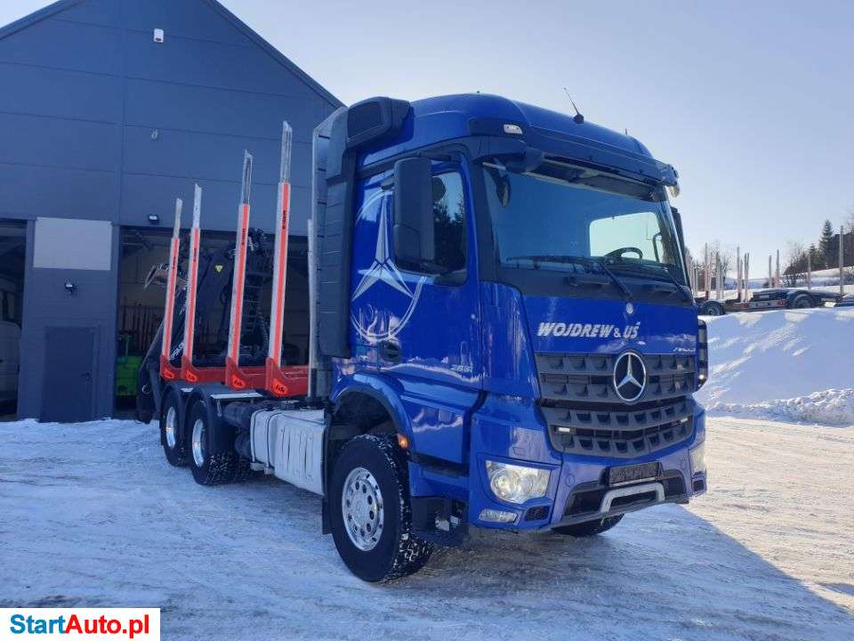 Mercedes-Benz Do Drewna Drzewa Lasu Doll Stos Kłoda Dłużyca