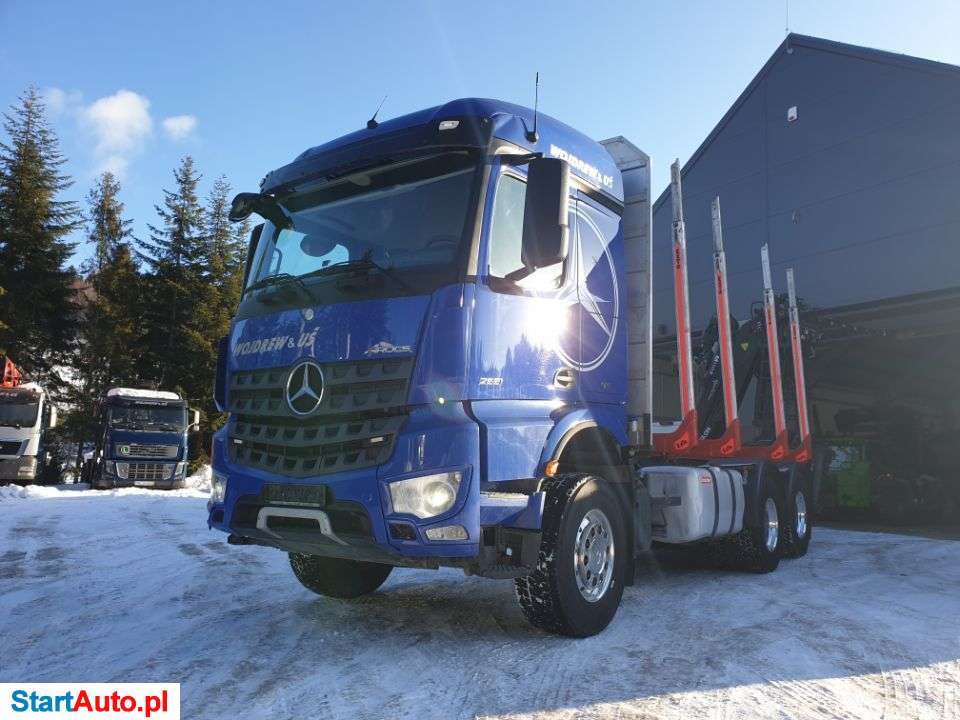 Mercedes-Benz Do Drewna Drzewa Lasu Doll Stos Kłoda Dłużyca