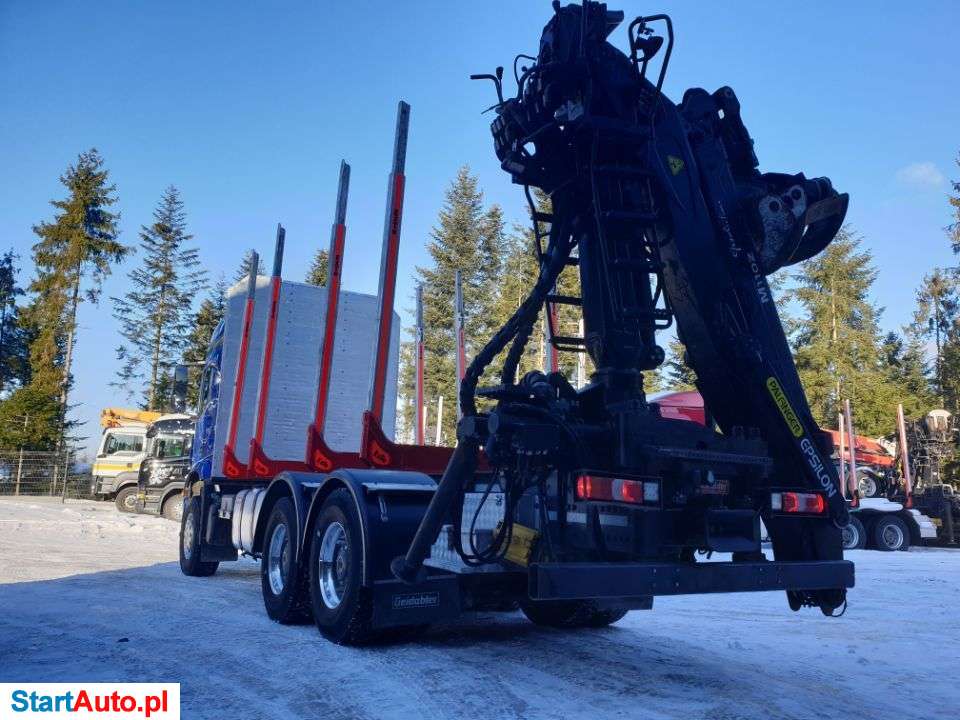 Mercedes-Benz Do Drewna Drzewa Lasu Doll Stos Kłoda Dłużyca