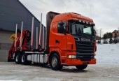 Scania Do Drewna Drzewa Lasu Dłużycy Doll Stos Przyczepa