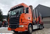 Scania Do Drewna Drzewa Lasu Dłużycy Doll Stos Przyczepa
