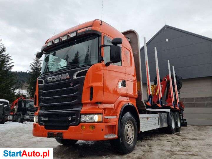 Scania Do Drewna Drzewa Lasu Dłużycy Doll Stos Przyczepa