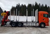 Scania Do Drewna Drzewa Lasu Dłużycy Doll Stos Przyczepa