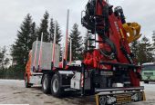 Scania Do Drewna Drzewa Lasu Dłużycy Doll Stos Przyczepa