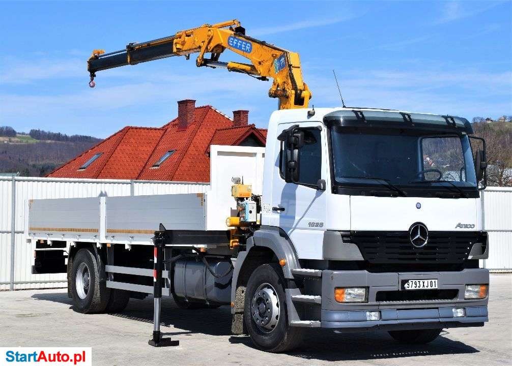 Mercedes-Benz ATEGO 1828 Skrzynia 6,90m + EFFER120/2S + PILOT !