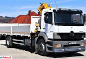 Mercedes-Benz ATEGO 1828 Skrzynia 6,90m + EFFER120/2S + PILOT !