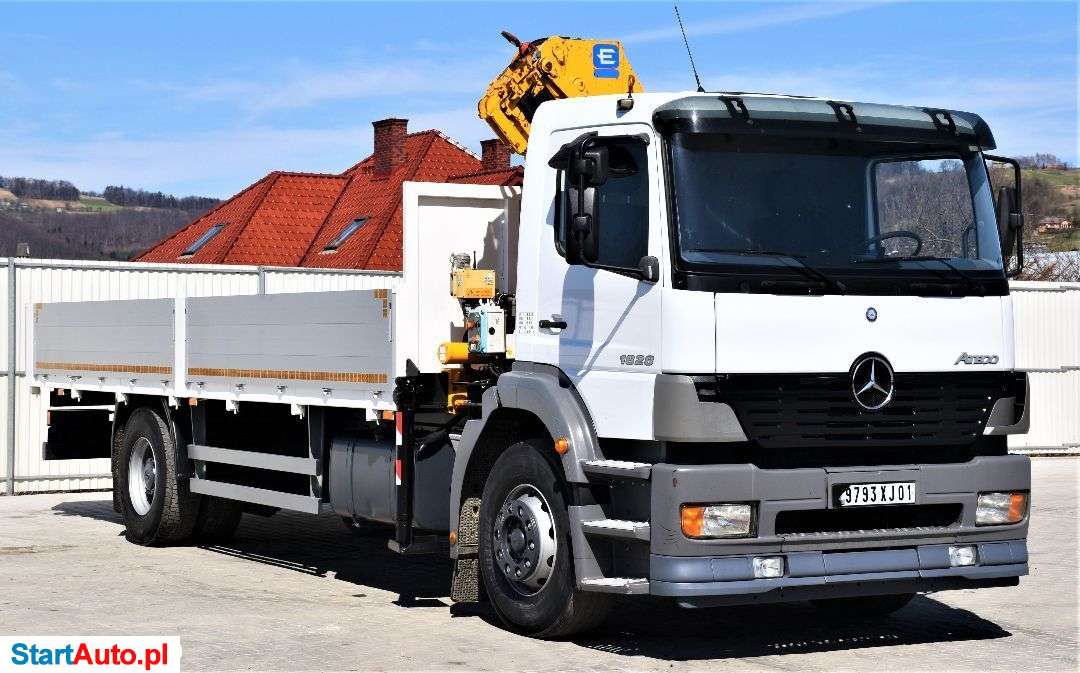 Mercedes-Benz ATEGO 1828 Skrzynia 6,90m + EFFER120/2S + PILOT !