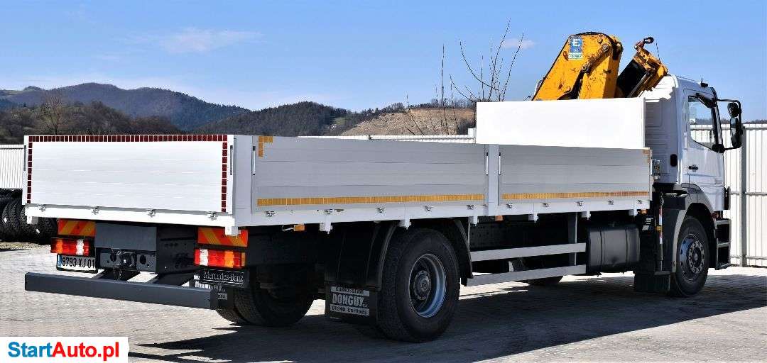 Mercedes-Benz ATEGO 1828 Skrzynia 6,90m + EFFER120/2S + PILOT !