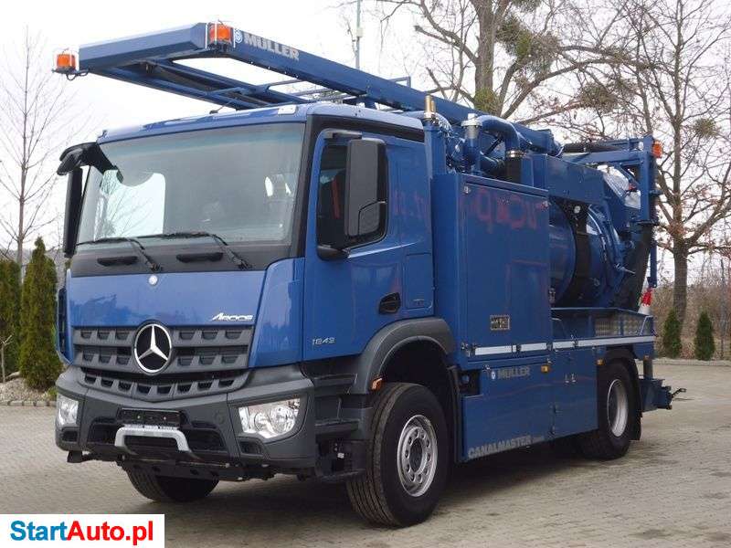 Mercedes-Benz AROCS 1843 4×2 EURO6 POJAZD ASENIZACYJNY