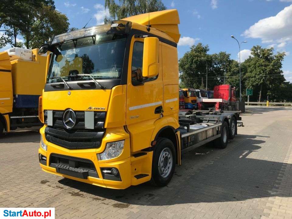 Mercedes-Benz ACTROS 2540 MP4 6X2 EURO 6 Rama BDF Pod Zabudowę , Winda BAR Cargolift BC 2000,