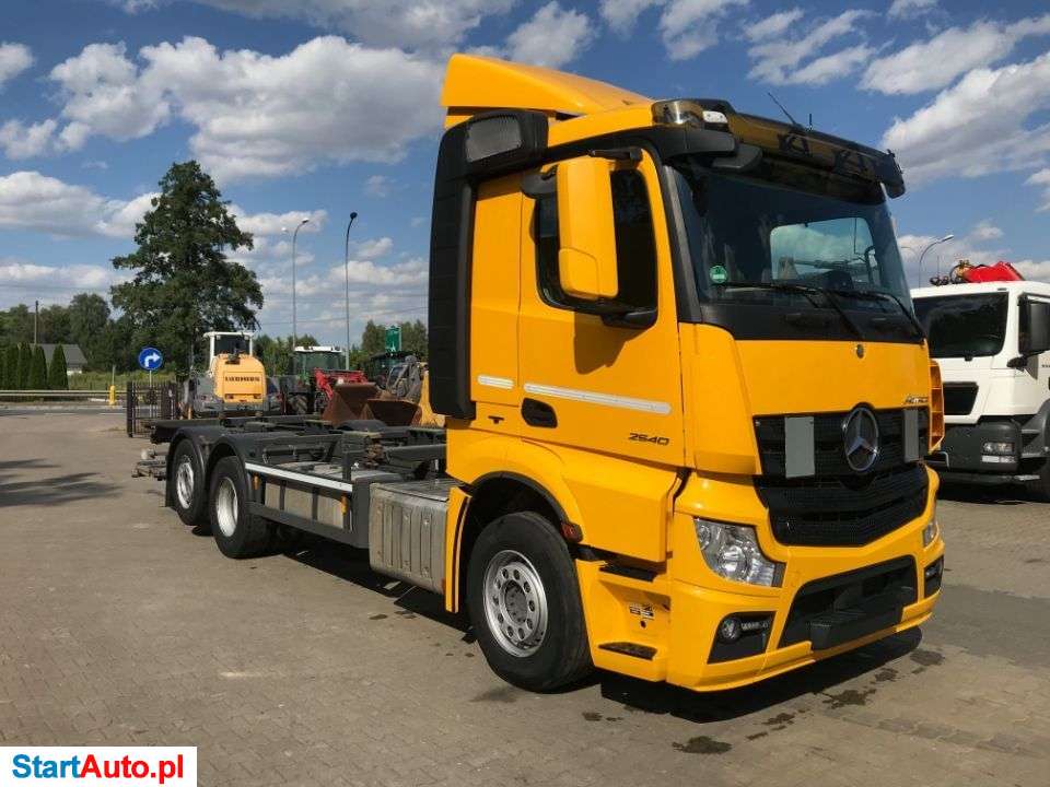 Mercedes-Benz ACTROS 2540 MP4 6X2 EURO 6 Rama BDF Pod Zabudowę , Winda BAR Cargolift BC 2000,