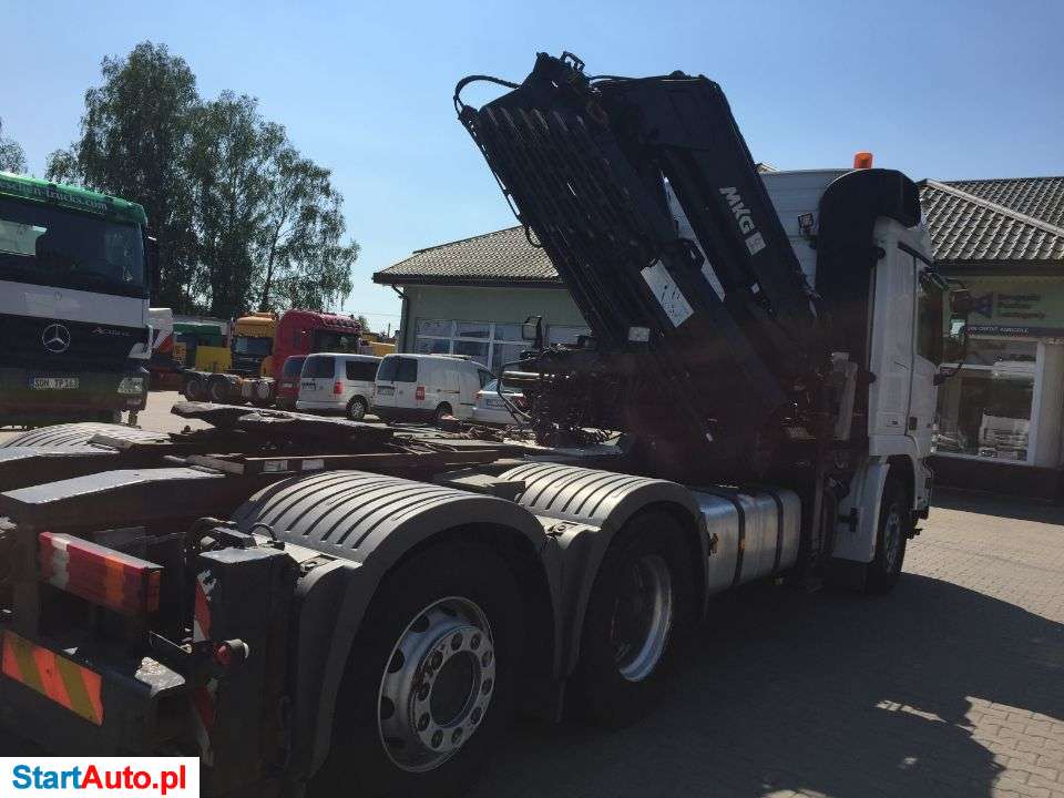Mercedes-Benz MERCEDES ACTROS 2551 6X2 EURO 5, CIĄGNIK SAMOCHODOWY Z ŻURAWIEM MKG HLK 381,