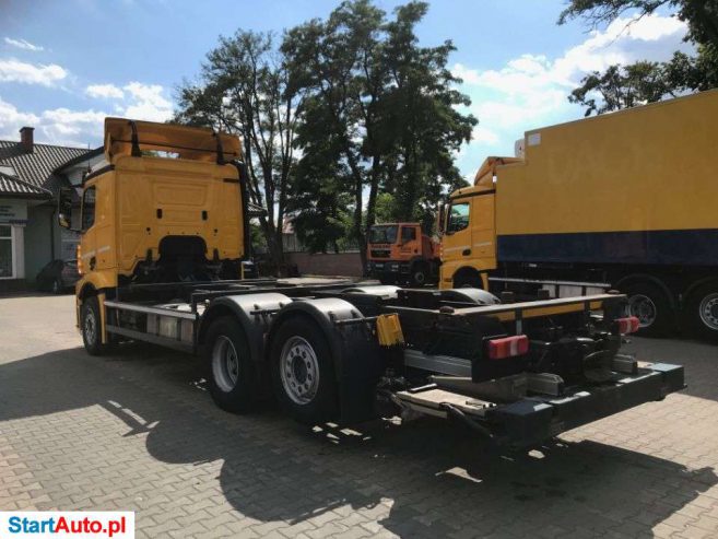 Mercedes-Benz ACTROS 2540 MP4 6X2 EURO 6 Rama BDF Pod Zabudowę , Winda BAR Cargolift BC 2000,