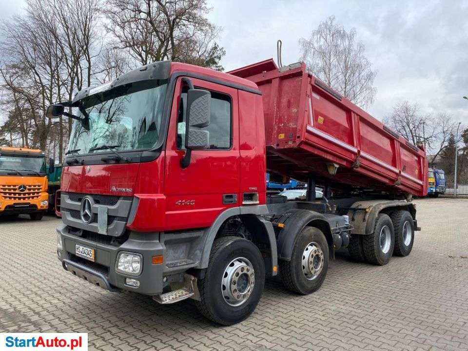 Mercedes-Benz ACTROS 4146 MP3 8X4 EURO 5 WYWROTKA TRZYSTRONNA MEILLER BORDMATIK