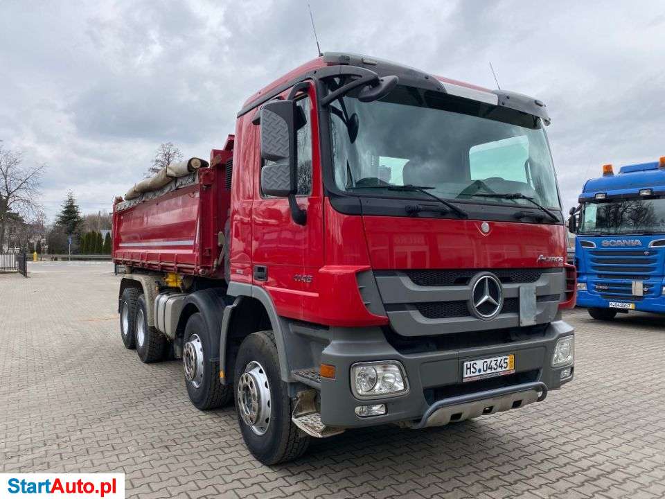 Mercedes-Benz ACTROS 4146 MP3 8X4 EURO 5 WYWROTKA TRZYSTRONNA MEILLER BORDMATIK
