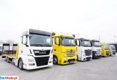 Mercedes-Benz Actros 2542 , 2545 , MAN TGX 26.460 , TGL 8.180 , TGL 12.220 , Autolaweta , Laweta , Platforma , Transport Maszyn