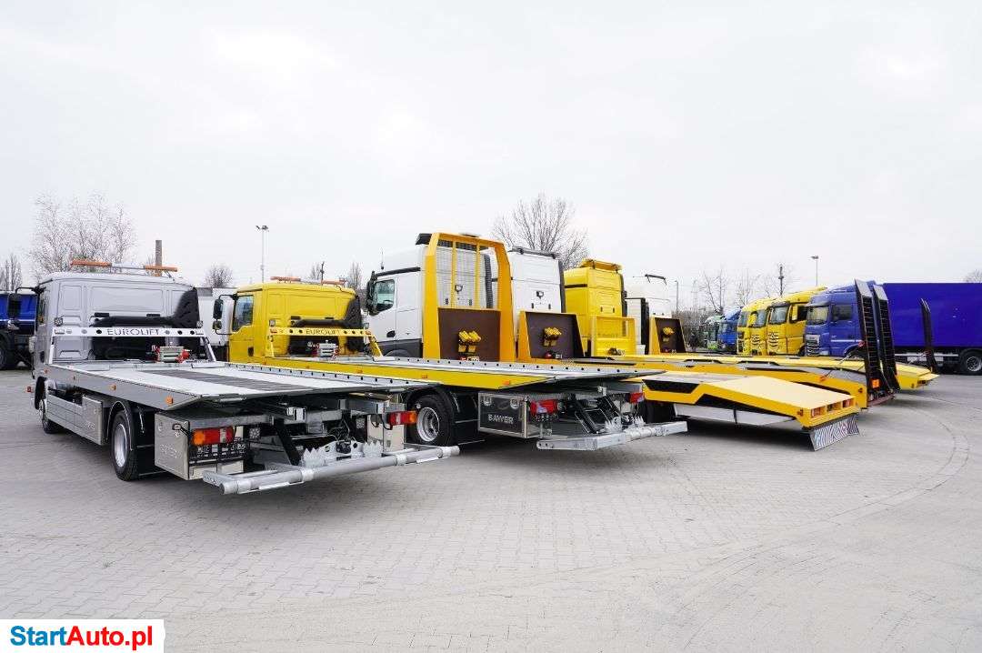 Mercedes-Benz Actros 2542 , 2545 , MAN TGX 26.460 , TGL 8.180 , TGL 12.220 , Autolaweta , Laweta , Platforma , Transport Maszyn