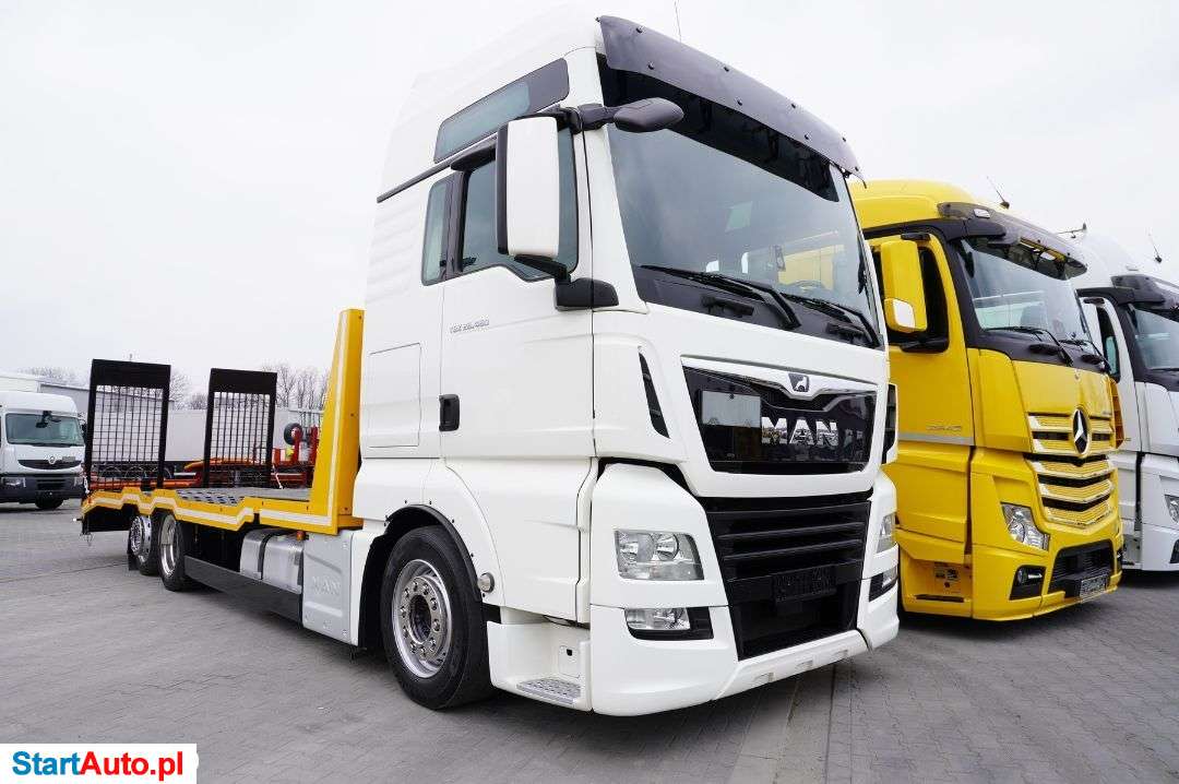 Mercedes-Benz Actros 2542 , 2545 , MAN TGX 26.460 , TGL 8.180 , TGL 12.220 , Autolaweta , Laweta , Platforma , Transport Maszyn