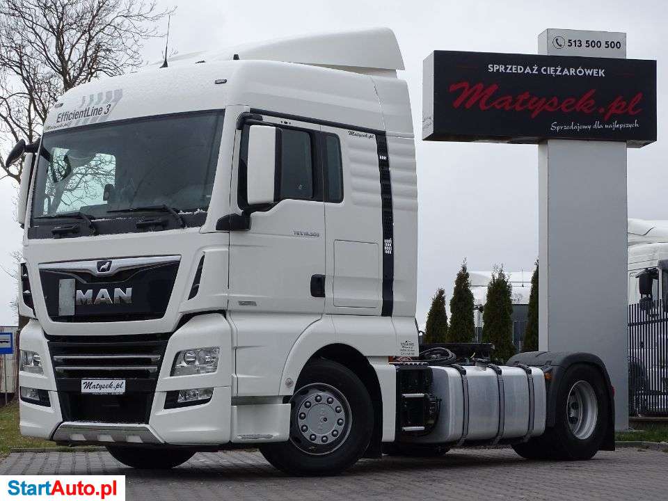 MAN TGX 18.500 / RETARDER / XLX / 56 TYS. KM. / HYDRAULIKA / FLEETBOARD / NAVI / ACC / PCC / 2018 ROK