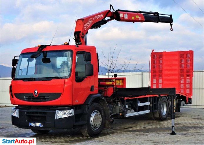 Renault PREMIUM 370 DXI Pomoc Drogowa 7,40m+HDS !