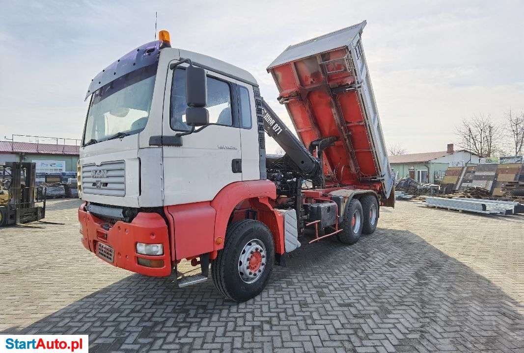 MAN TGA 33.350 6×4 Wywrotka Hydroburty + HDS