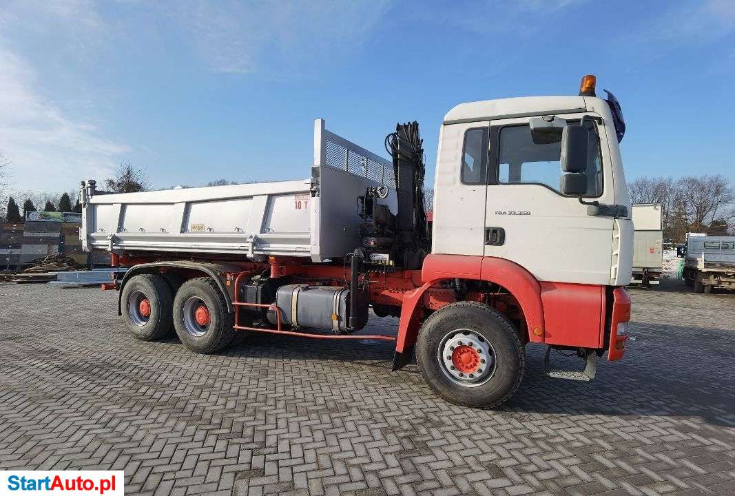 MAN TGA 33.350 6×4 Wywrotka Hydroburty + HDS