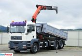 MAN TGA 26.350 Wywrotka 5,40 M + HDS * 6×4 !!!