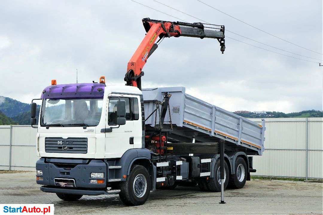 MAN TGA 26.350 Wywrotka 5,40 M + HDS * 6×4 !!!