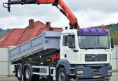 MAN TGA 26.350 Wywrotka 5,40 M + HDS * 6×4 !!!