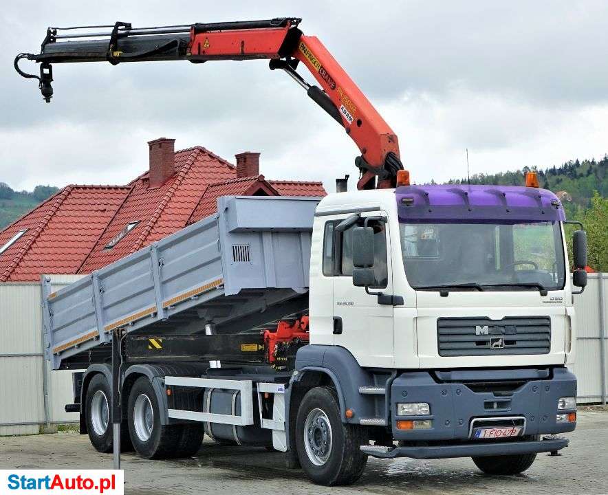 MAN TGA 26.350 Wywrotka 5,40 M + HDS * 6×4 !!!