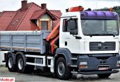 MAN TGA 26.350 Wywrotka 5,40 M + HDS * 6×4 !!!