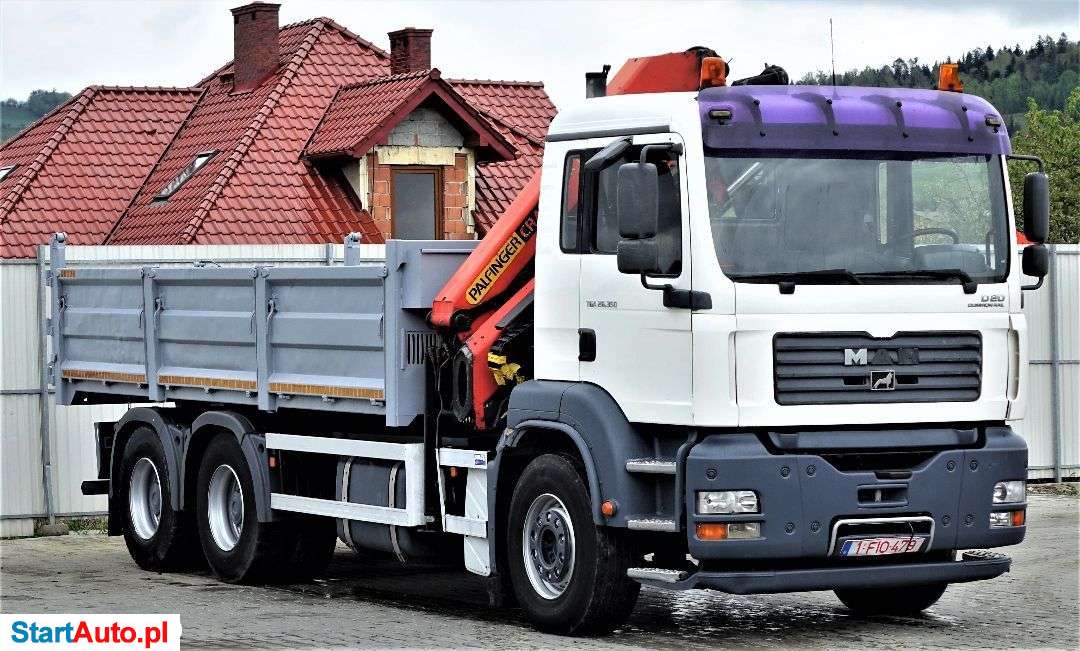 MAN TGA 26.350 Wywrotka 5,40 M + HDS * 6×4 !!!