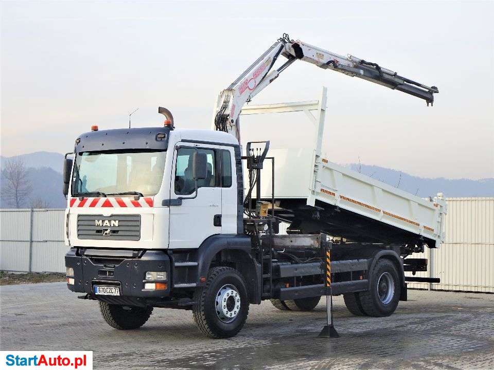 MAN TG 310A WYWROTKA+BORDMATIC 4,50m+ HDS* 4×2 !